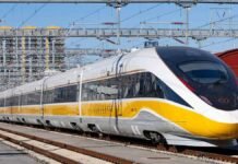 Valija Viajera Nuevo tren de alta velocidad en China