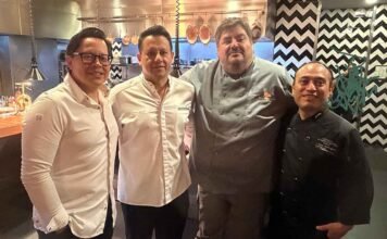 Los chefs, Ángel Vázquez, David Fuentes y Omar Domínguez, invaden la cocina de José Luis Ronquillo Los chefs José Luis Ronquillo, Ángel Vázquez, David Fuentes y Omar Domínguez