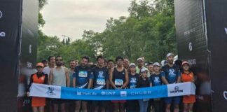 En la tradicional carrera de Lockton Antes de iniciar la Carrera con causa