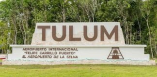 Valija Viajera El aeropuerto de Tulum reportó baja de 60.1 por ciento